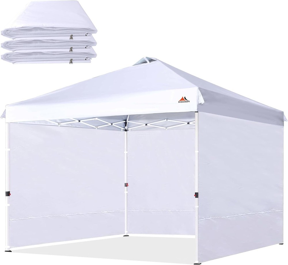 Durable Waterproof Side Walls for Canopy, 3 Pack
