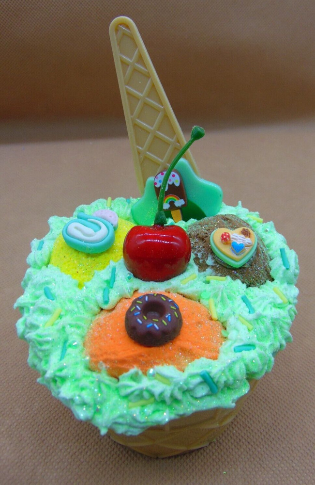 "Summer Delight"  Fake Bake Ice Cream Cup