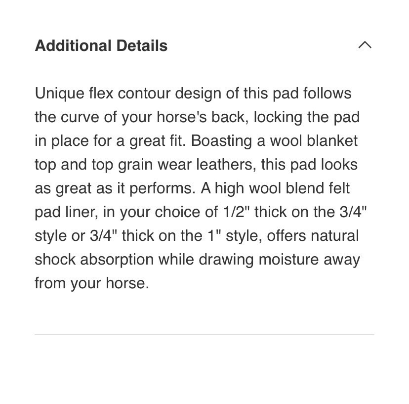Weaver Leather Flex Contour Wool Blend Saddle Pad, 32 x 34”