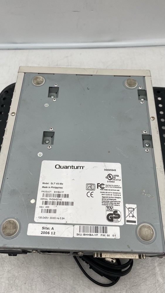 QUANTUM DLT VS80e TAPE DRIVE BHHBA-YF