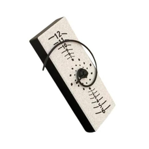 Spirals Fibonaccis Rectangular Wall Clock Combining Black and White