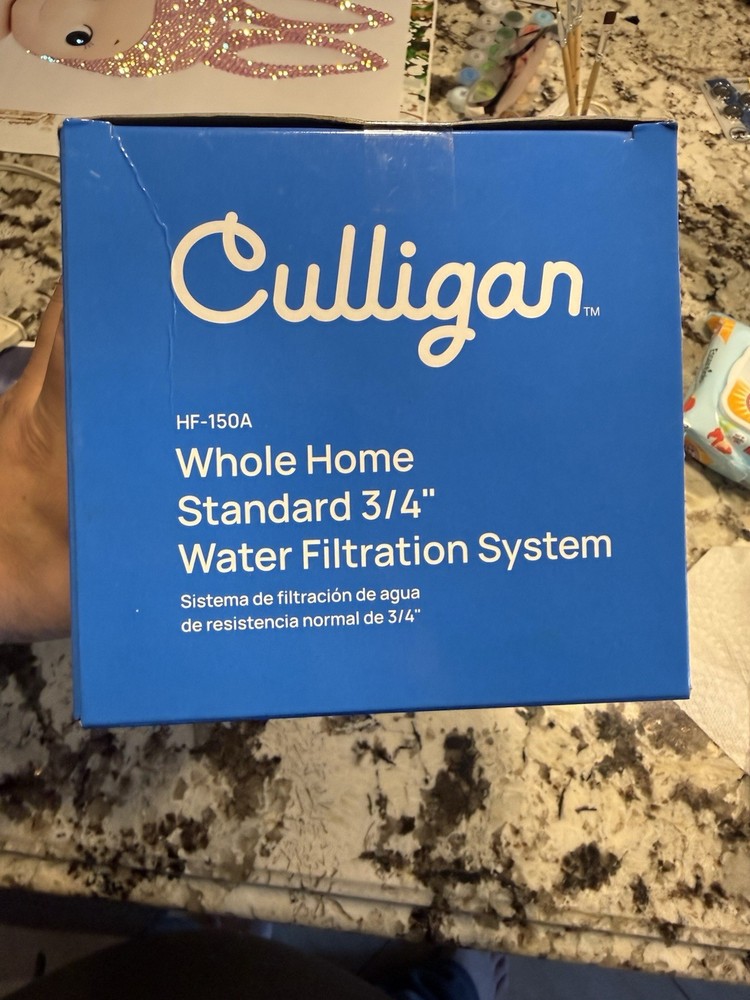 💧Culligan HF150A Whole Home Standard 3/4” in Water Filtration System 🆕