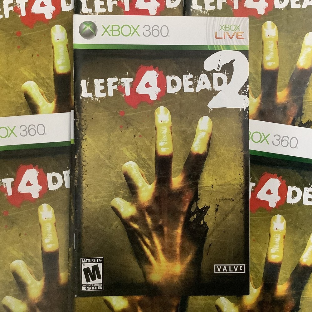 Left 4 Dead 2 Microsoft Xbox 360 Instruction Manual Only