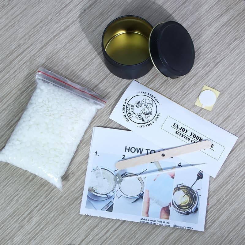 DIY Candle Making Kit (Black)