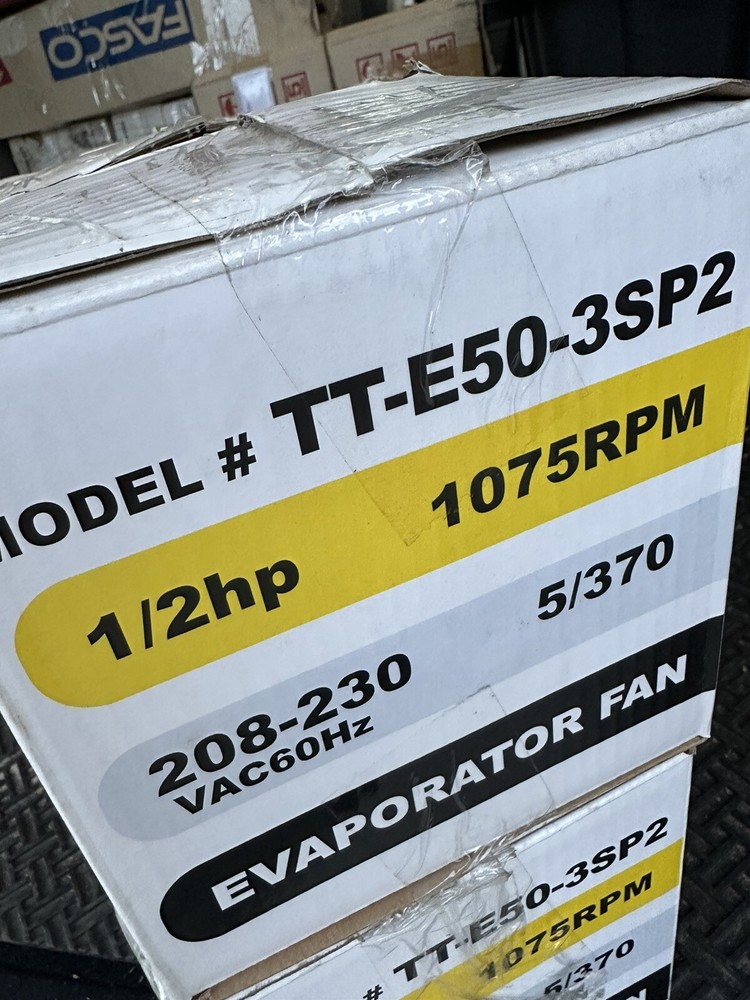 New TopTech Replacement 48 Frame Blower Motor 1/2 Hp TT-E50-3SP2 NIB