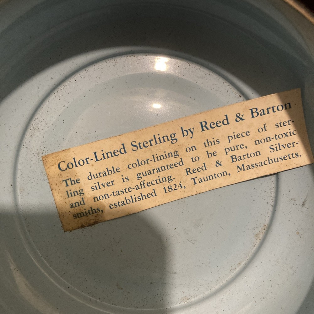 REED & BARTON STERLING SILVER CHILD POURINGER #X739