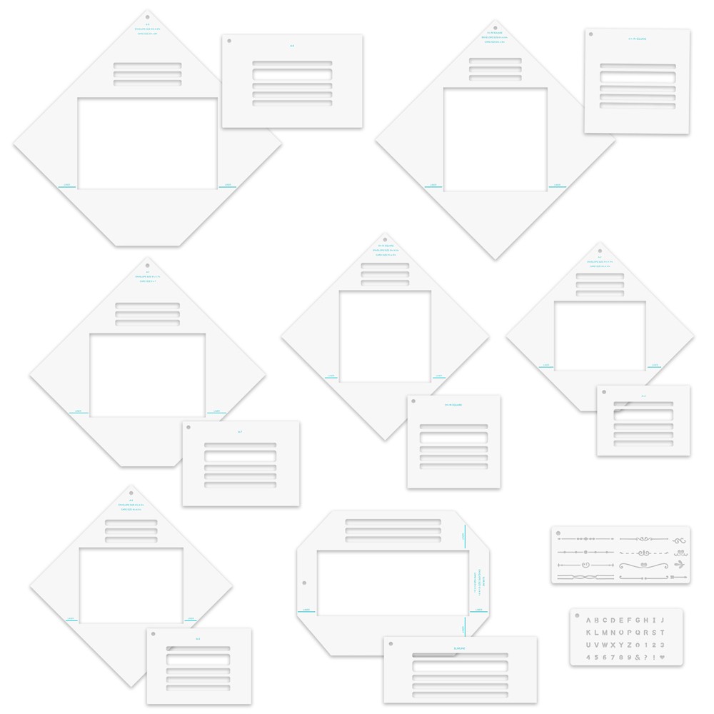 All-In-One Envelope Making Tool Envelope Tear Templates Envelope Maker Guide