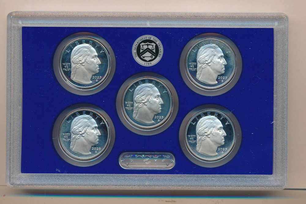2023 U S MINT 5 QUARTER PROOF SET