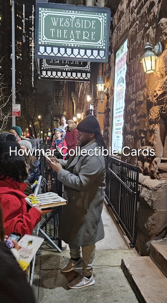 Broadway's Best Custom Signed Card - Aaron Arnell Harrington