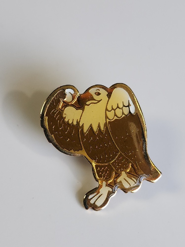 Eagle Flexing Muscle Lapel Pin