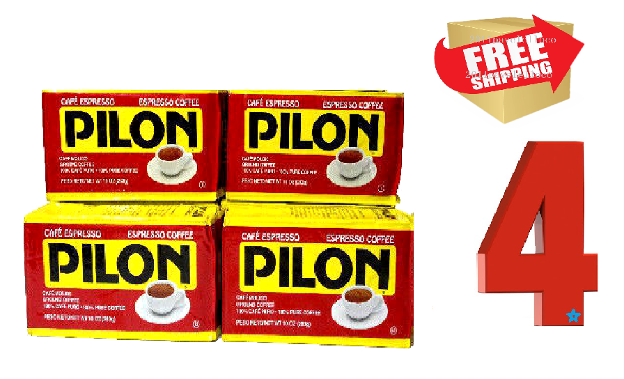 Cafe Pilon (4 Pack) 10 oz/ pilon Coffee Ground espresso coffee fresh