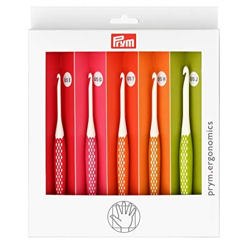 Ergonomics Crochet Small (E, G, 7, H, J) Hook Set