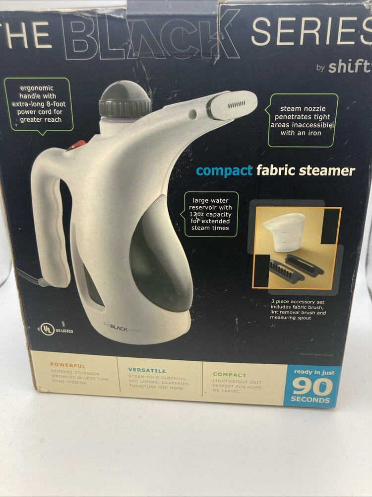 The Black Series Compact Fabric Steamer