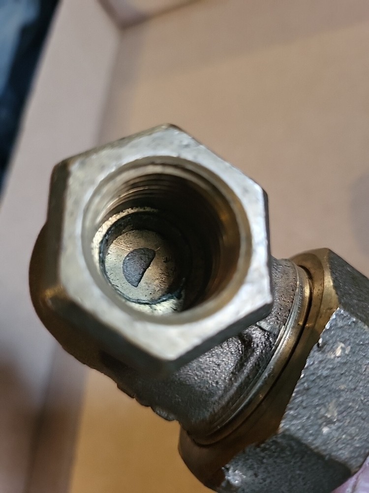 VTG 1/2" 200 Brass Gate Valve Steampunk Opens And Closes