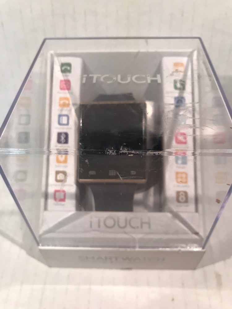 ITOUCH SMART WATCH BLUETOOTH ANDROID/IOS CALLS-TEXTS-EMAILS IN BOX