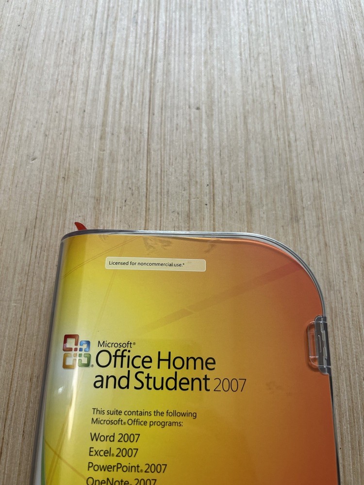 Microsoft Office 2007 Home And Student With Key Untested As Is