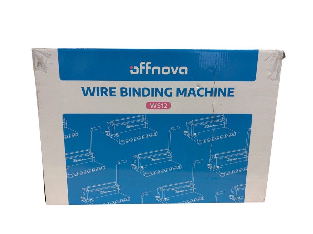 Offnova Wire Binding Machine WS12 New In Box Never Opened