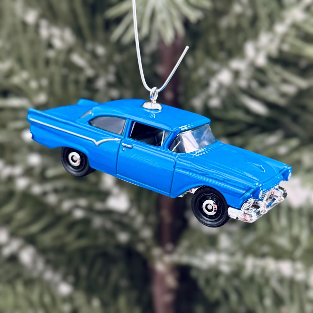 1957 Ford Custom 300 Ornament • Multiple Colors • Gift for Ford Lovers