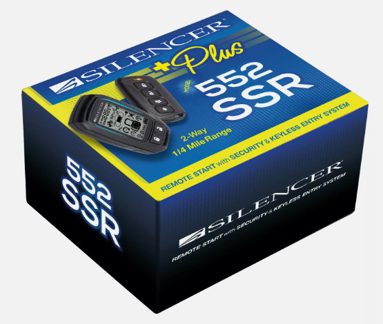 Silencer 552SSR 2 Way Remote Start with Keyless Entry Security 1/4 Mile Range