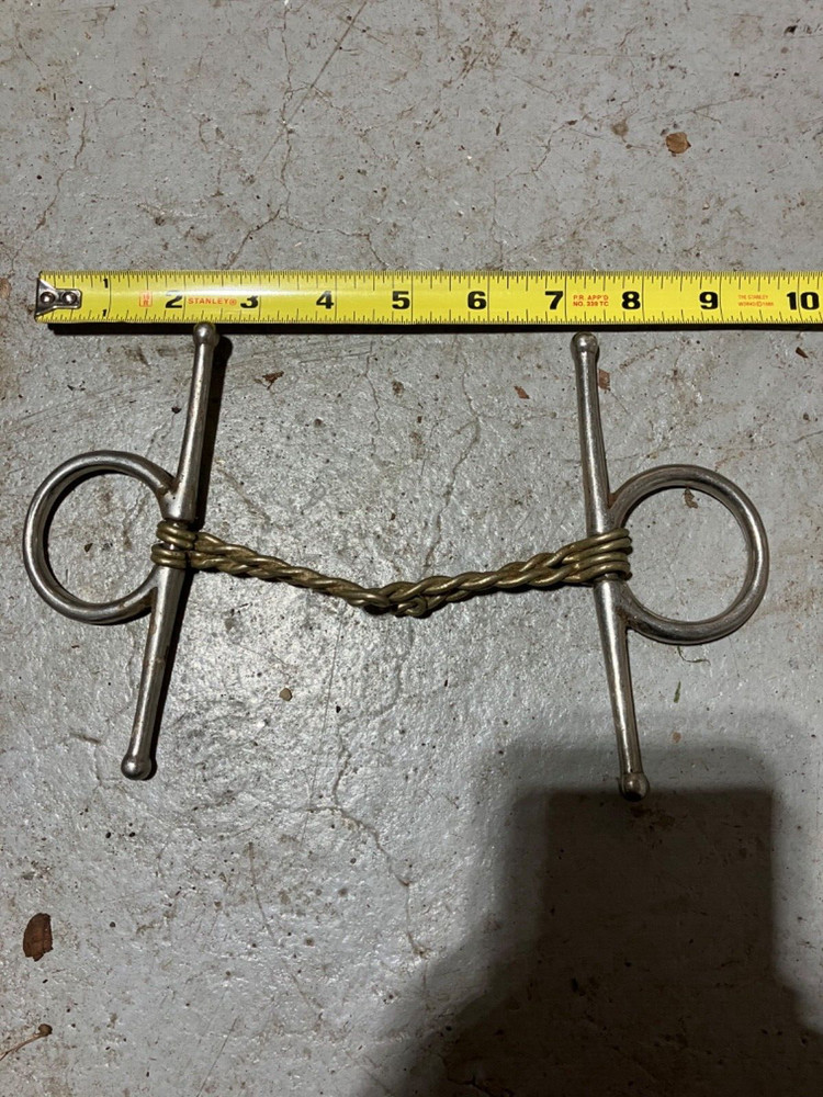 Full Cheek Snaffle Double Twisted Wire horse bit
