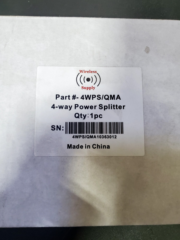 4-way PoWeR Splitter 698-2700 MHz QMAF