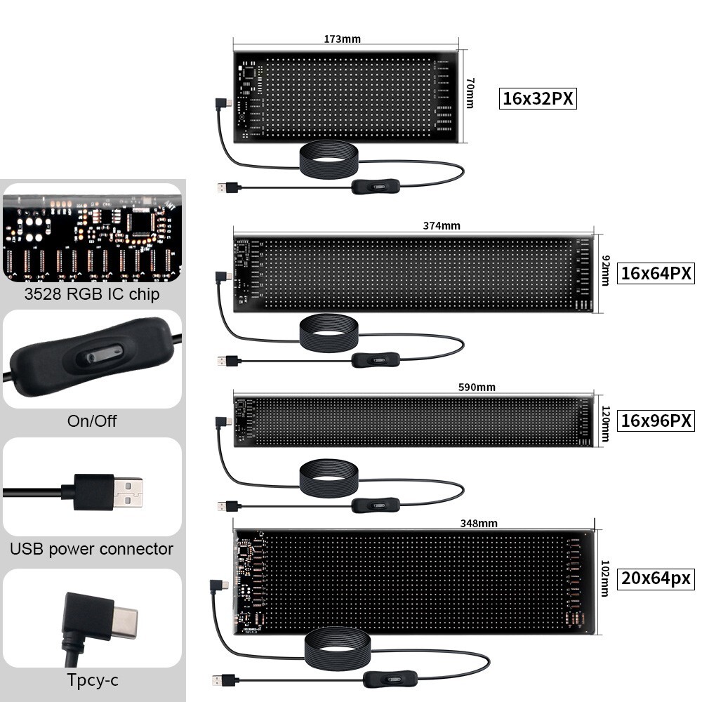 Devil Eyes Light for Car - LED Display Screen DIY Truck Windshield Eyes Lights