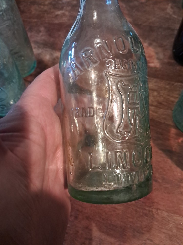 Vintage Half Pint Beer Bottle ARNOLD & CO, Lincoln