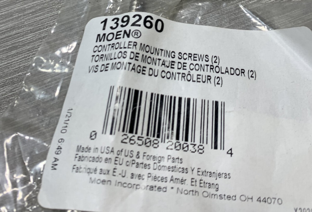 Mon Mounting Kit Screws Model 139260