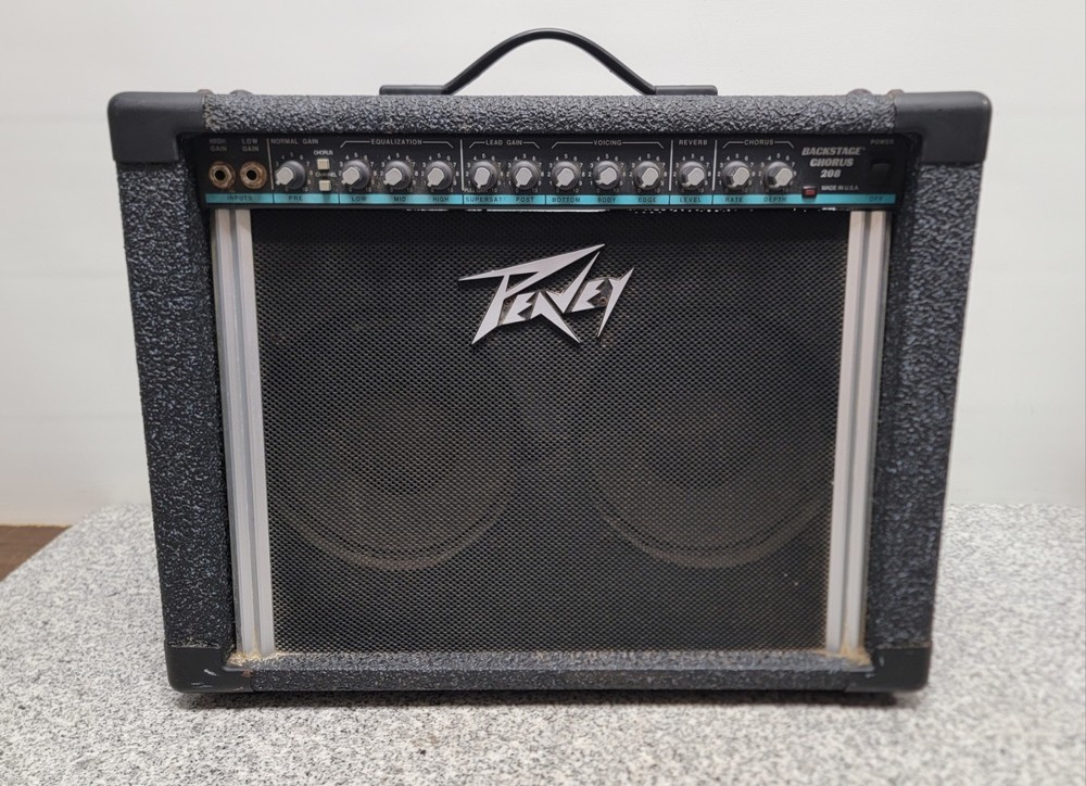 Peavey Guitar Amplifier Combo Backstage Chorus 208