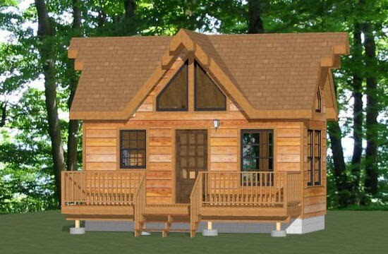 20x10 Tiny House -- 266 sq ft -- PDF Floor Plan -- Model 1B