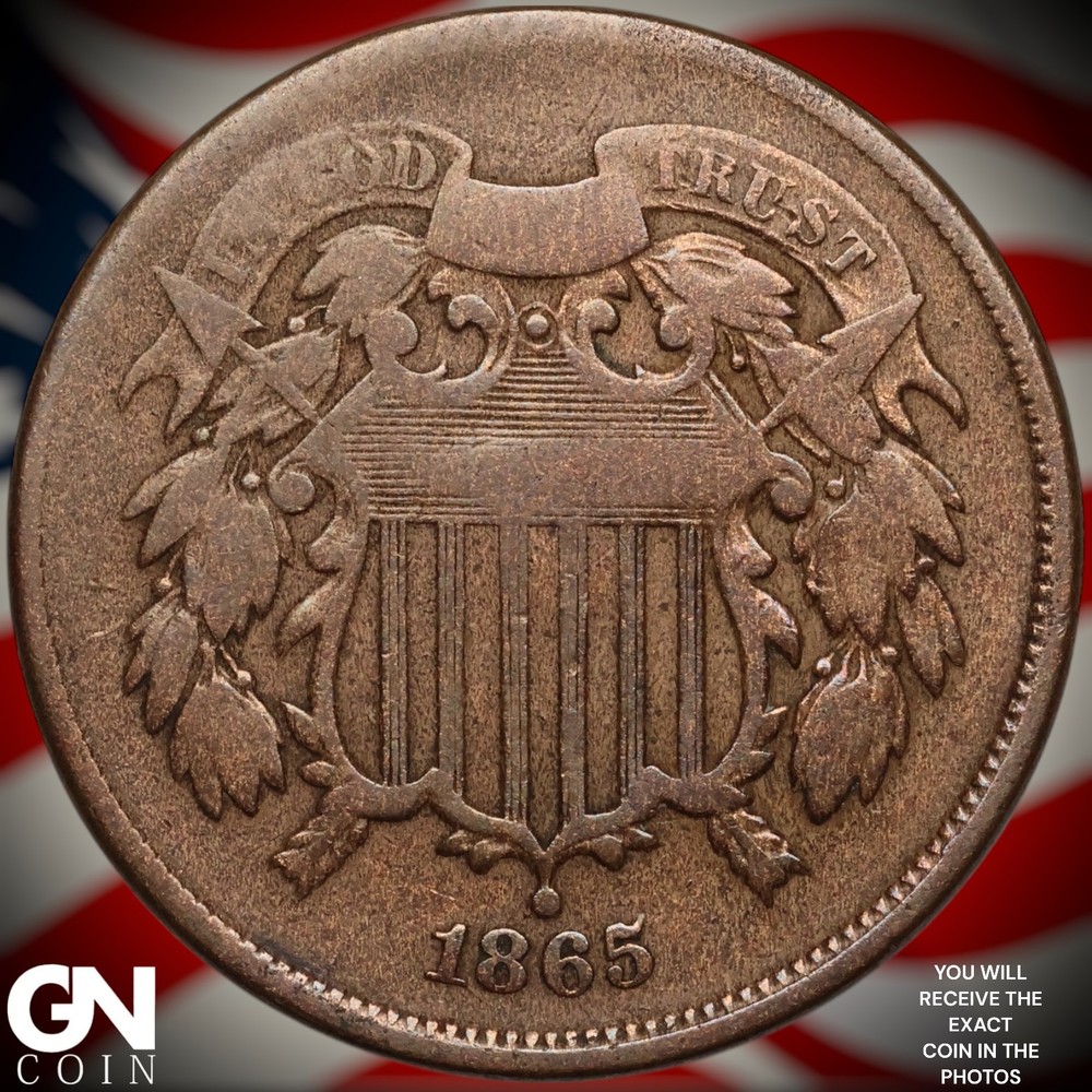1865 2 Cent Piece B2332