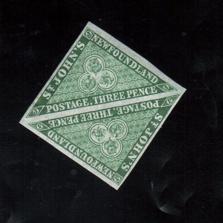 Newfoundland #11a Very Fine Never Hinged Scarce Pair
