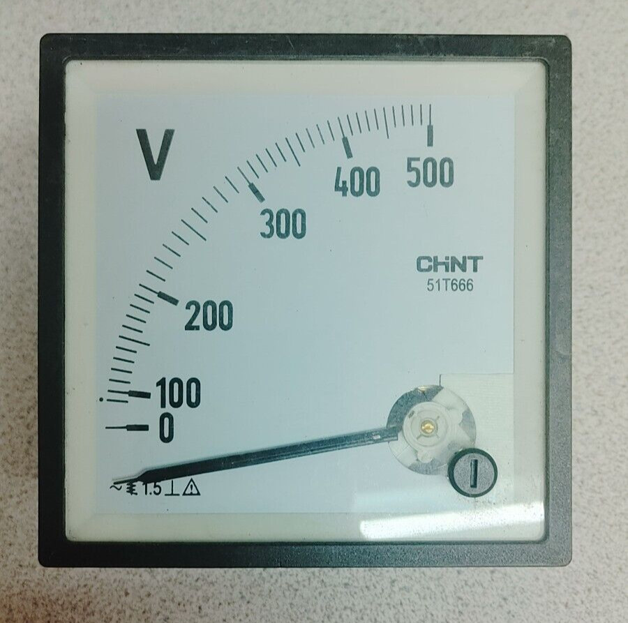 CHINT 51T666 VOLTMETER 500V WOW!!