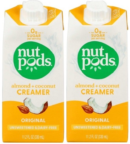 Nutpods Unsweetened Non-Dairy Creamer Original 2 Pack