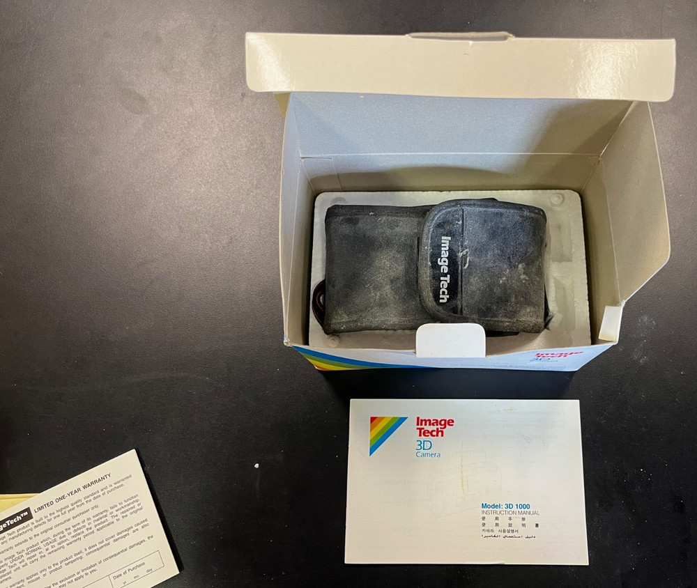 Image Tech 3D Camera with Box and Manual - UNTESTED