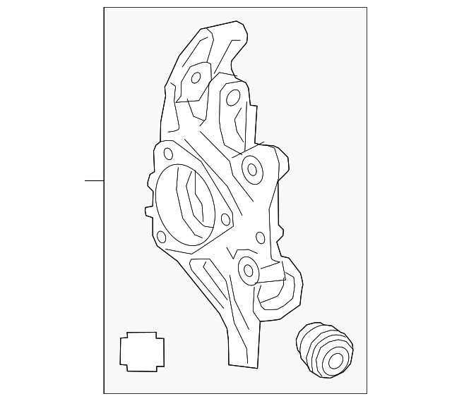 Genuine GM Knuckle 85024986