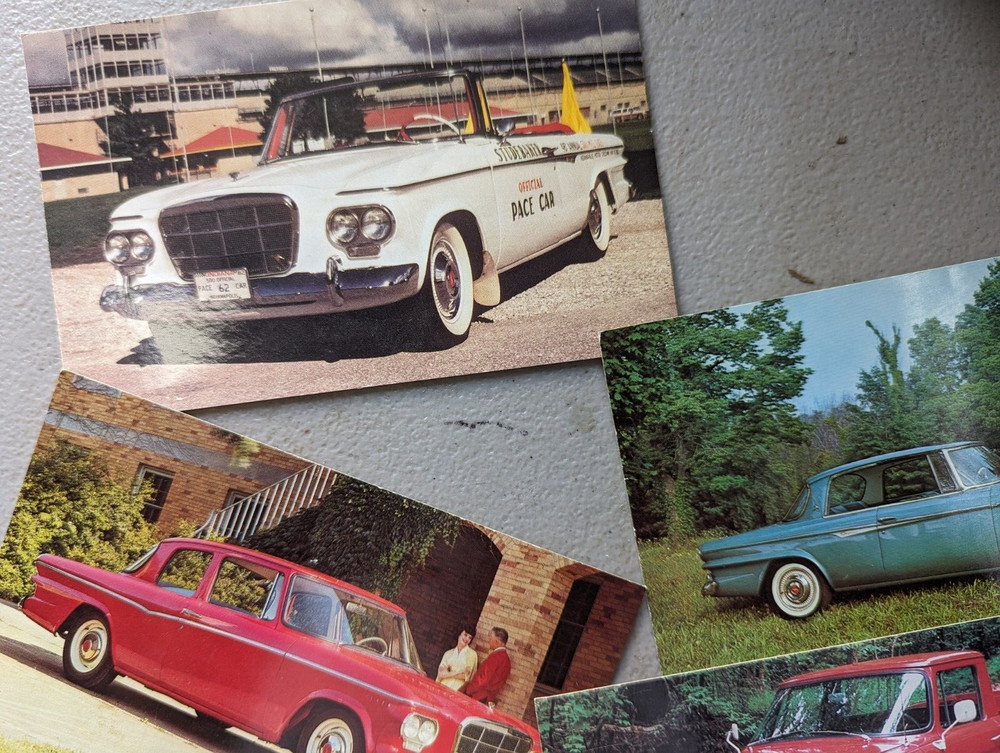 1962 Studebaker Post Cards 5 Models
