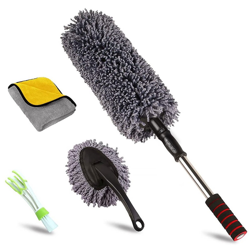 Ultimate Car Duster Kit，Best Microfiber Multipurpose Duster,Interior &Ext