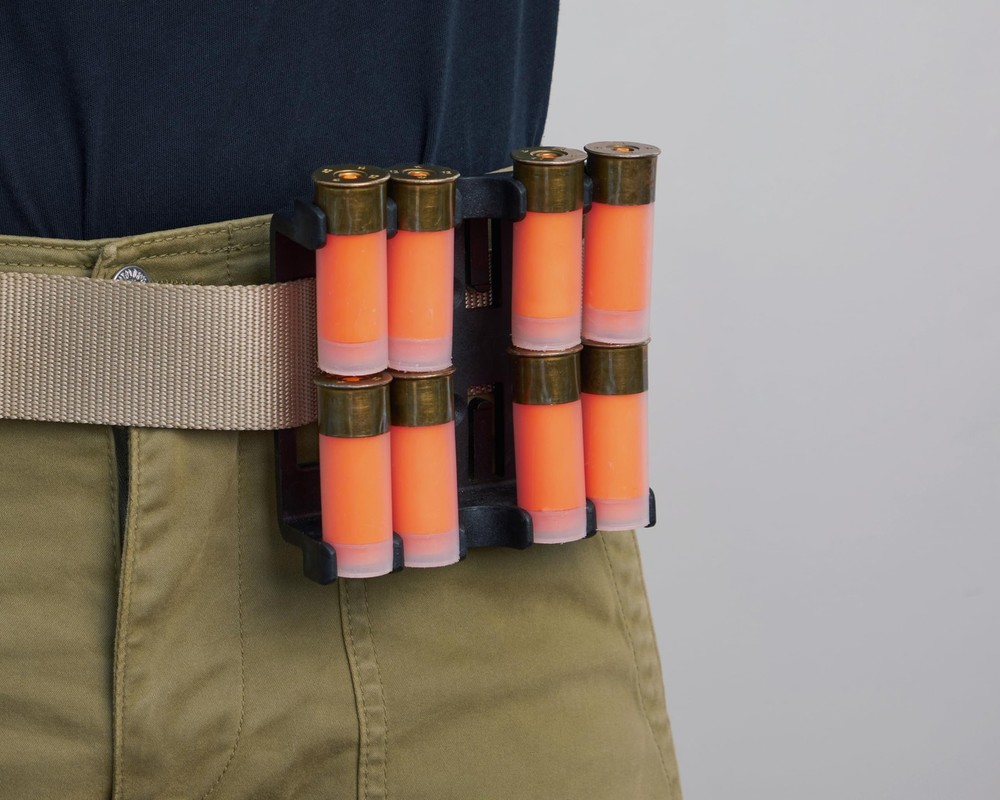 Quad Loader Caddy for 12 Gauge Speed Loader Shell Holder Ammo Storage 8 RD