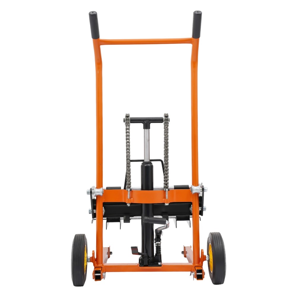 577 lbs Hydraulic Material Lift Stacker with Adjustable Height for Easy Handling