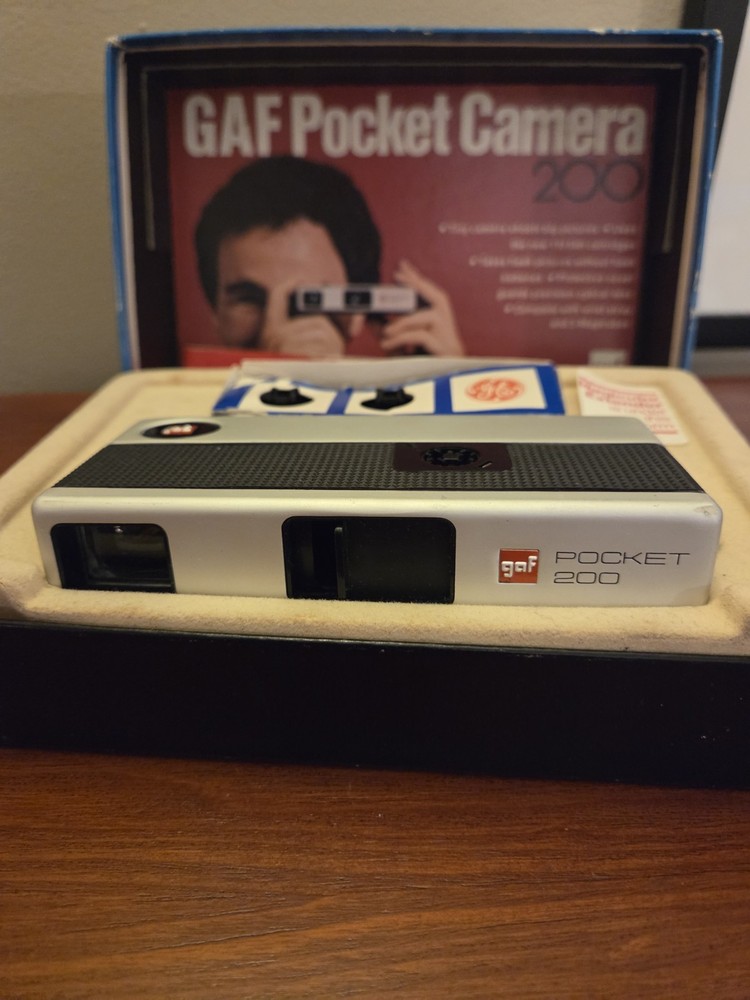 GAF Pocket Camera 200 Vintage In Box