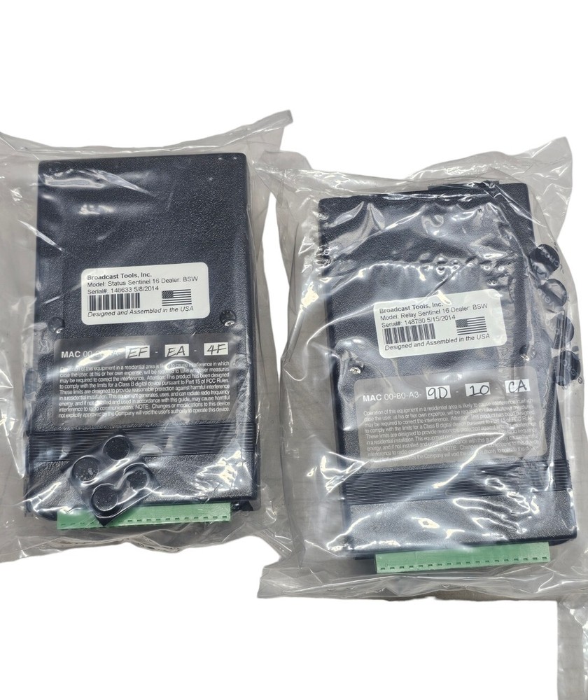 Broadcast Tools Relay And Status Sentinel 16 New In Box
