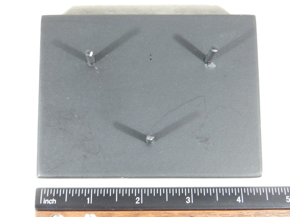 Display Stand Black Color Three Post Medium Size