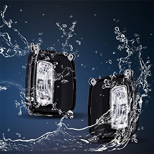 2-Pack Front Fog Light Assembly Driver and Passenger Side Replacement for So