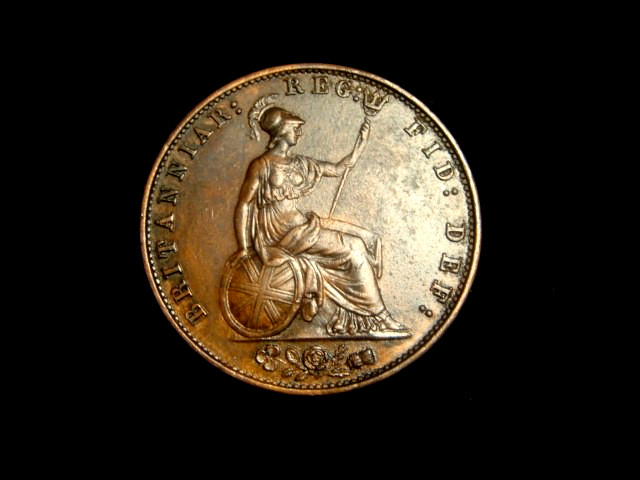 GREAT BRITAIN. VICTORIA. HALF-PENNY 1858.