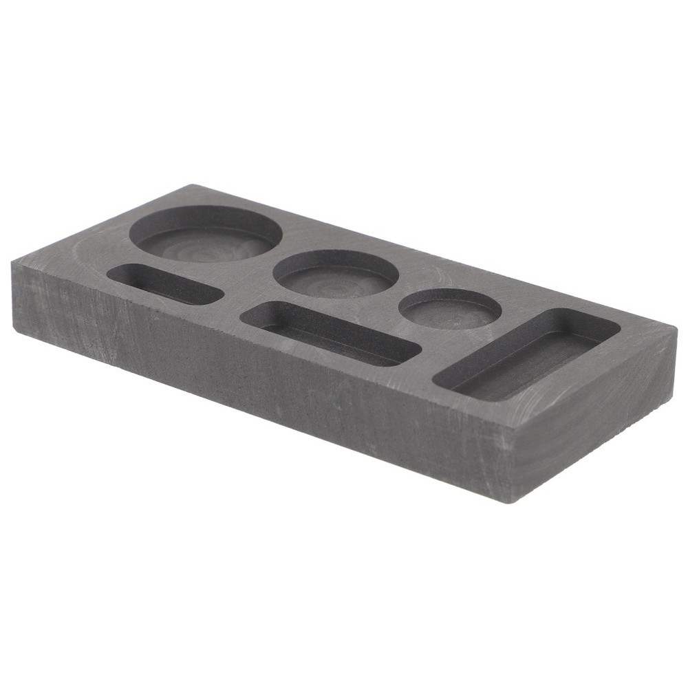 6 Slot Graphite Casting Mold for Metal Melting Tool Accessory