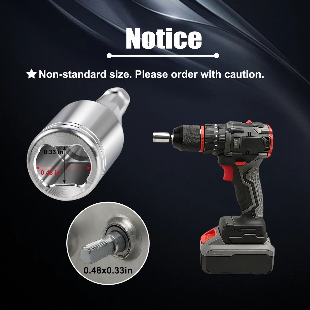 Electric Drill Adapter Winch Handle Comfort Grip Crank Handle Replacement