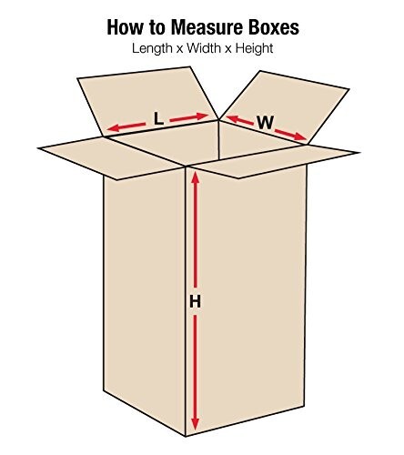 8 x 8 x 17 Shipping Boxes Moving Boxes Corrugated Kraft 25/Bundle 25/Pack