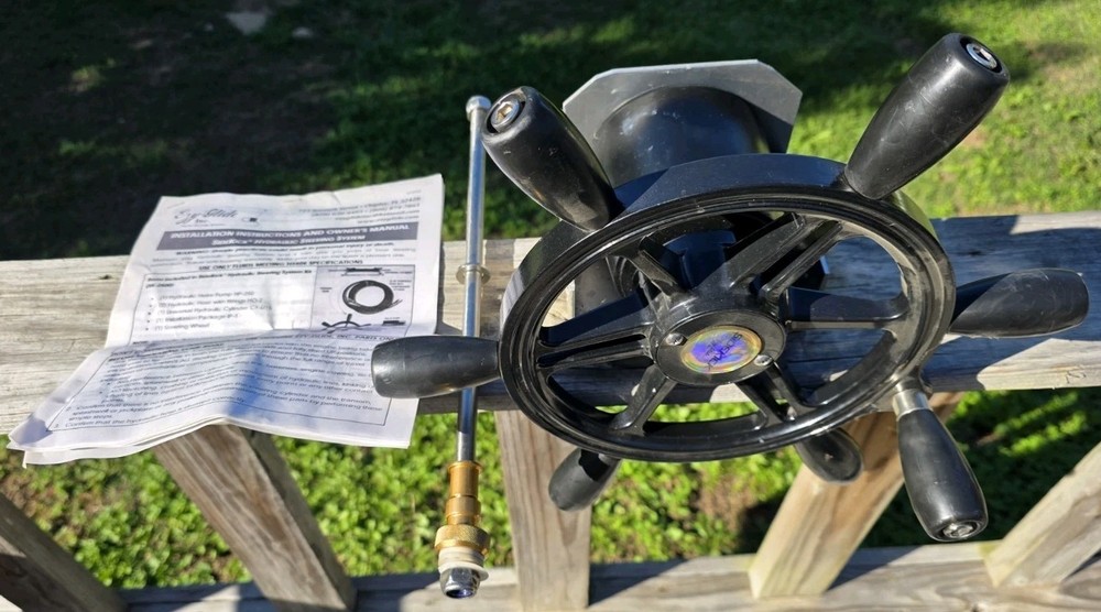 Ezy-Glide Side-Kick Replacement Steering Wheel Used Missing Parts