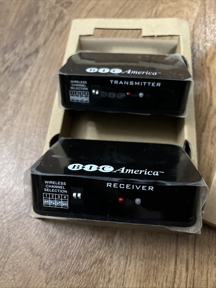 BIC America WTR-SYS 4-Channel Wireless Audio Transmitter/Receiver System